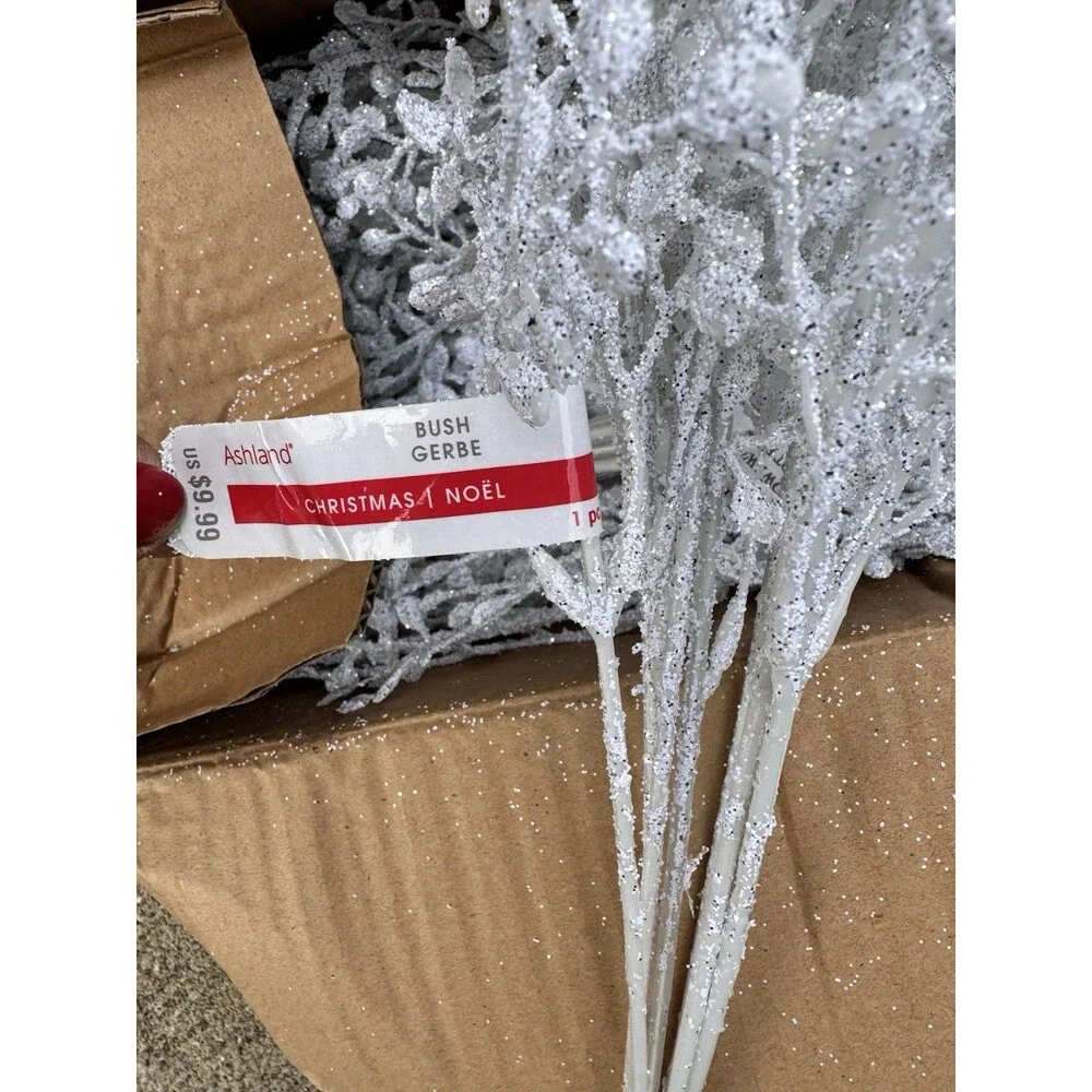 12pc Christmas Tree Decorative Branch Picks Bush Gerbe ,Ashland New $119 RTP